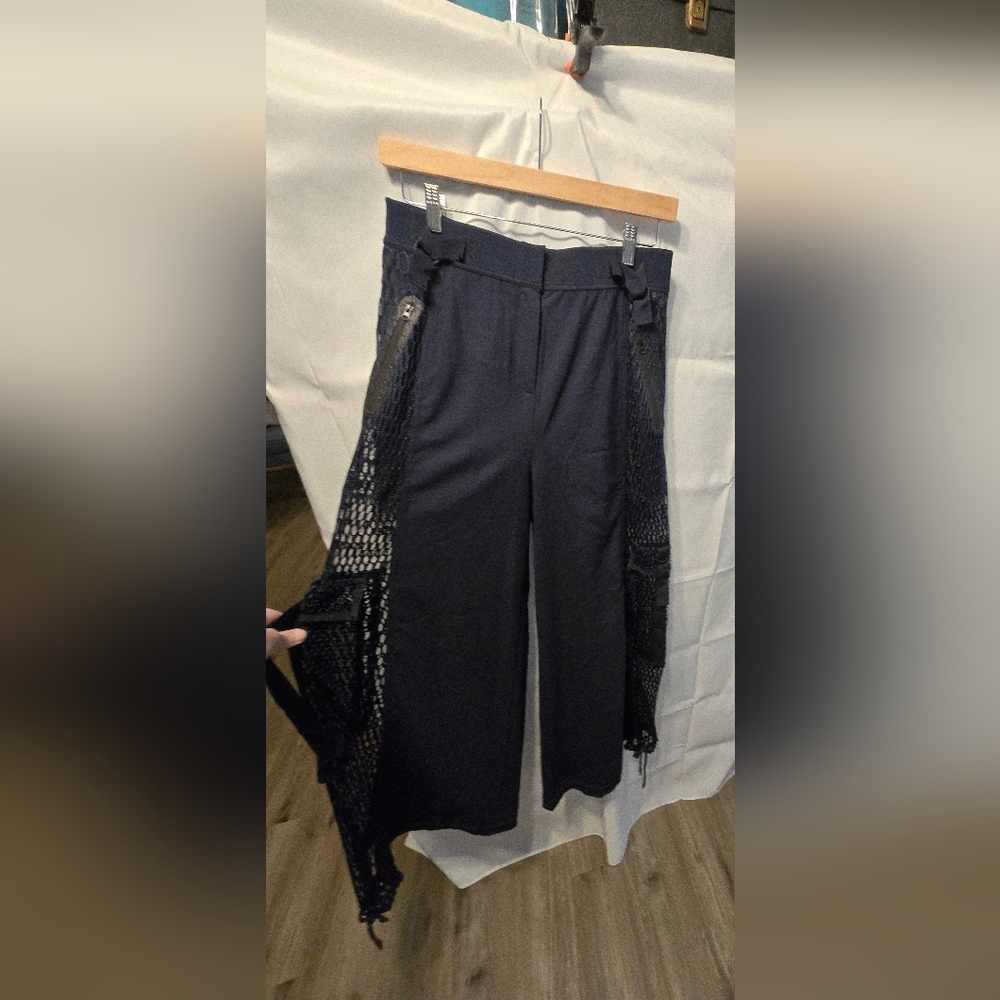 Byron Lars Navy Tailored Utility Pants